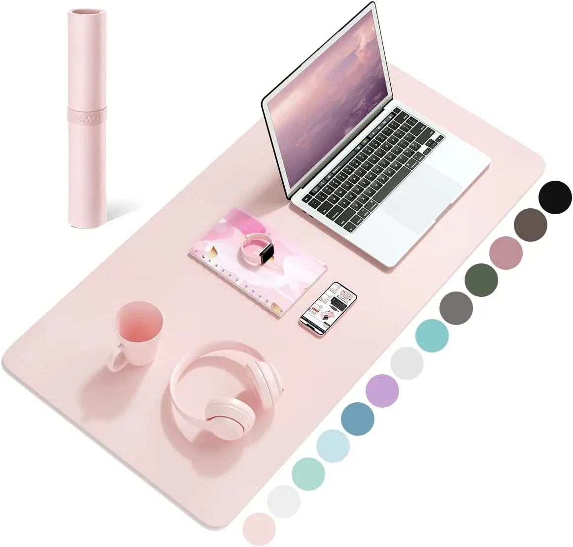 Pc Gaming Pink - Desk Mat Waterproof PVC Mouse Pad