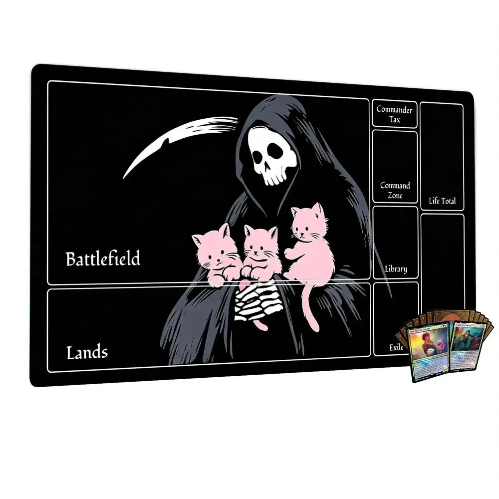 Grim Reaper Holding Pink Kitte - Pc Gaming Pink review and price
